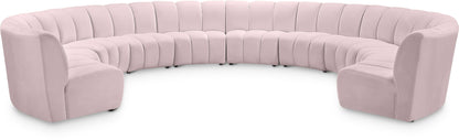 Infinity - 10 Piece Velvet Modular Sectional