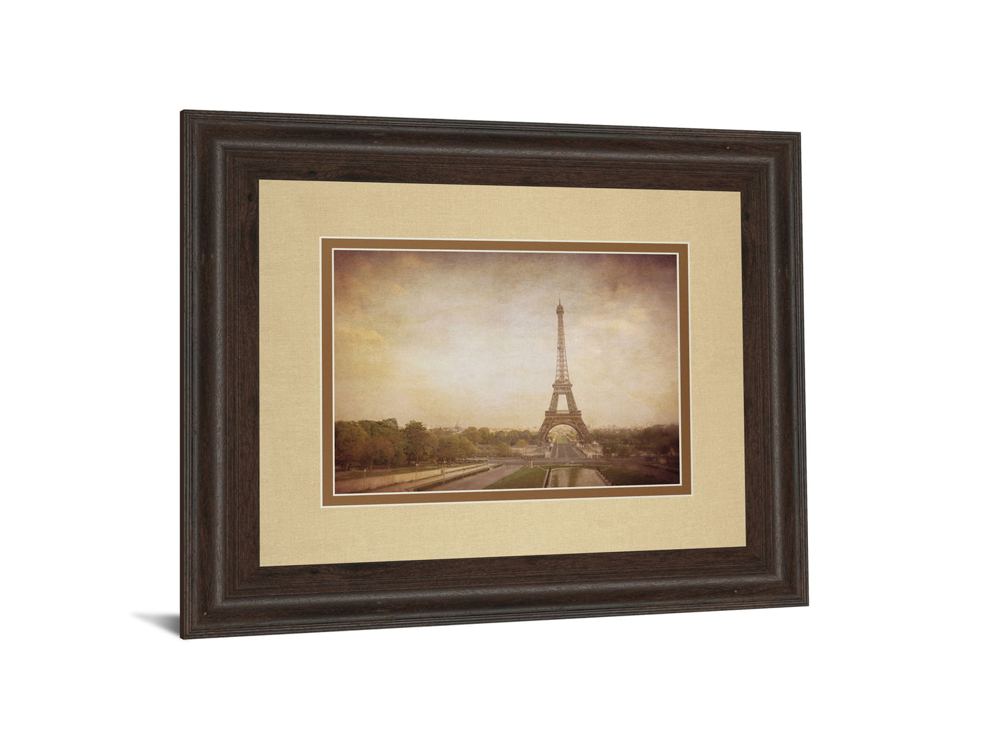 Tour De Eiffel By H. Jacks - Framed Print Wall Art - Light Brown