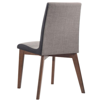 Redbridge - Upholstered Dining Side Chair (Set of 2) - Natural Walnut