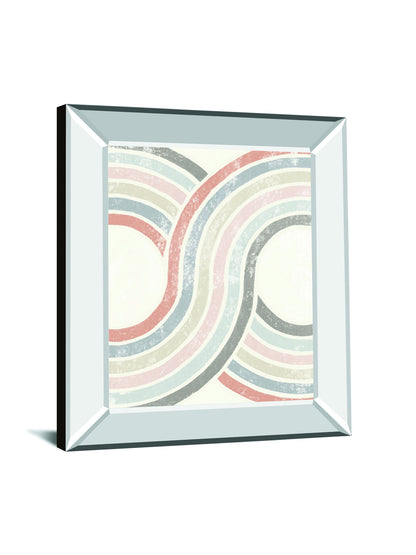 Over The Rainbow II By Moira Hershey - Mirror Framed Print Wall Art - Beige