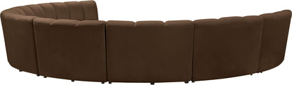 Infinity - 8 Piece Velvet Modular Sectional