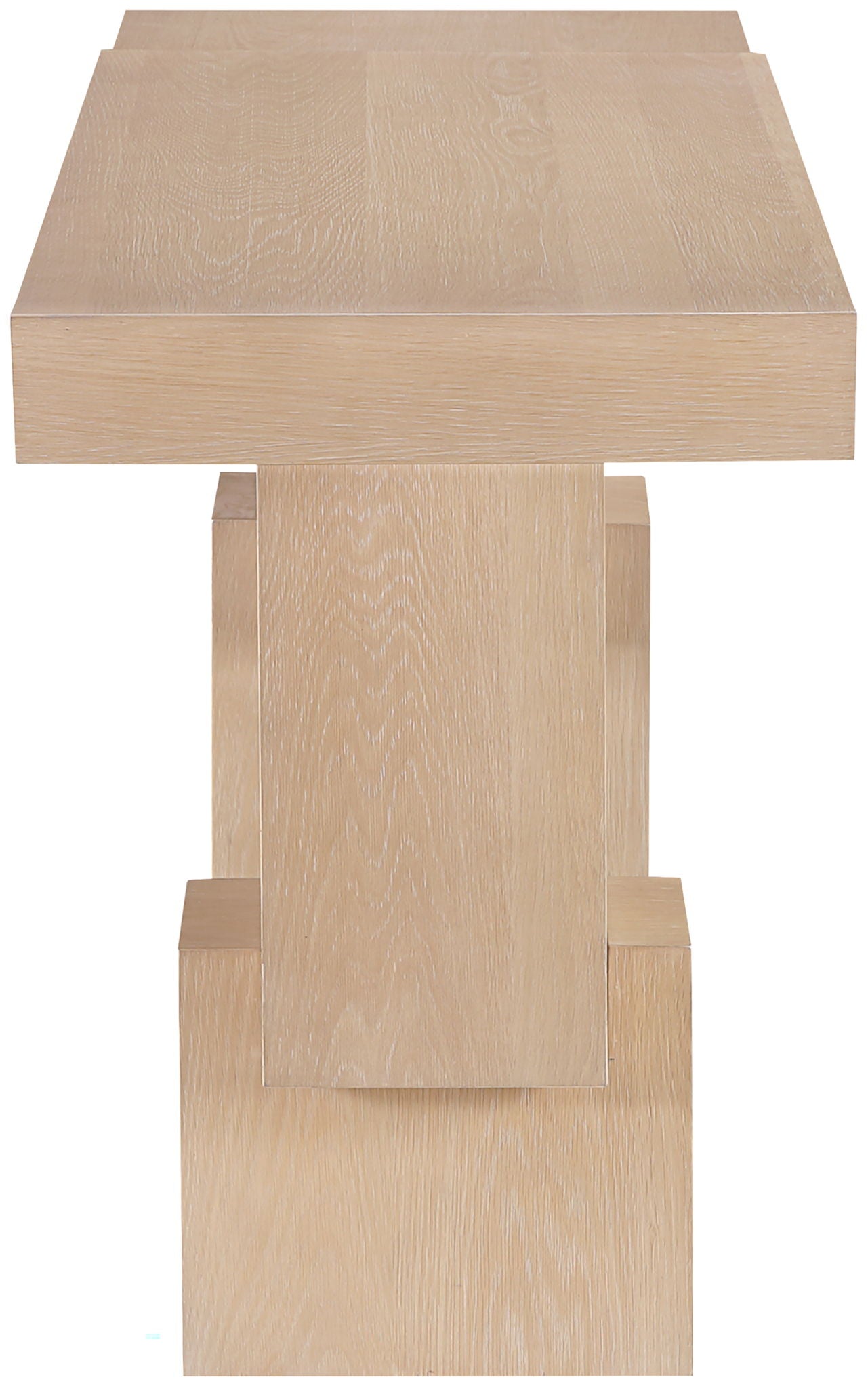Anzio - Oak Veneer And Solid Wood Console Table