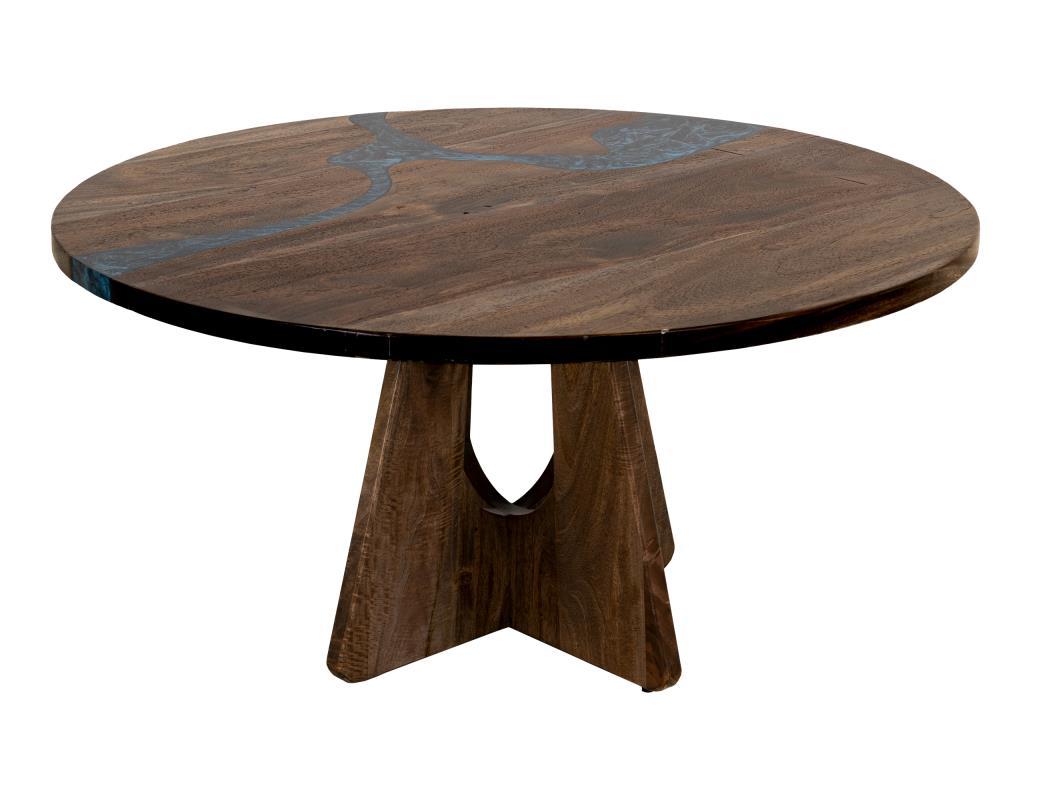 Zaphiro - Round Table - Dark Brown