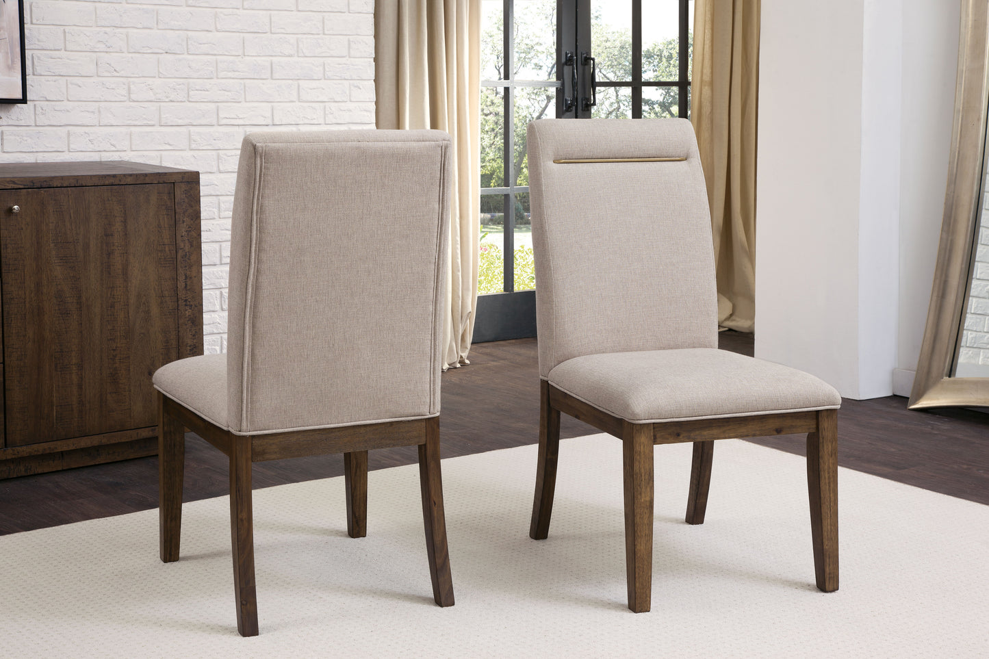 Garland - Side Chair (Set of 2) - Dark Brown