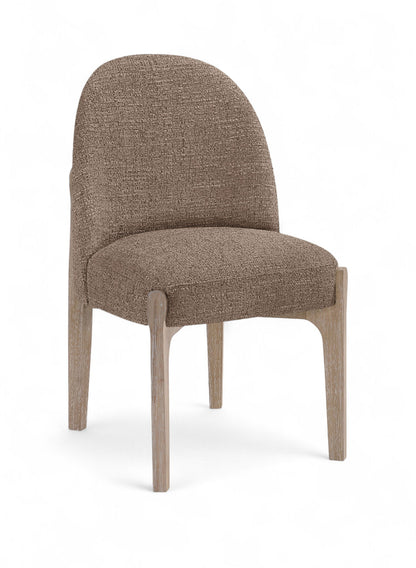 Torino - Upholstered Dining Chair With Brushed Natural Base (Set of 2)