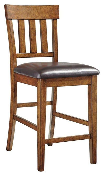 Ralene - Medium Brown - Upholstered Barstool (Set of 2)