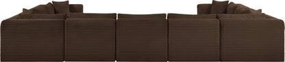 Shaggy - 9 Piece Modular U-Shaped Sectional