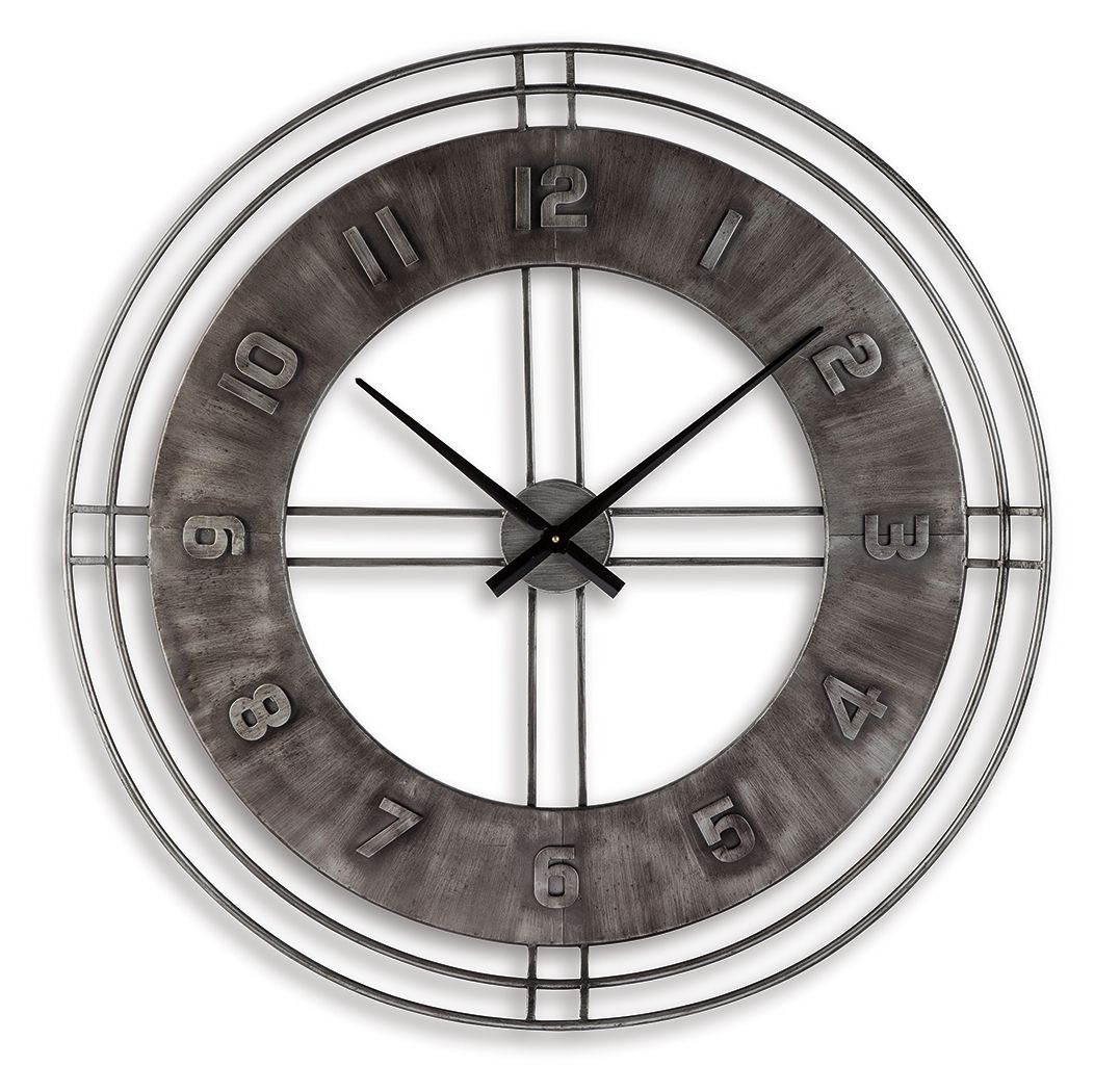 Ana - Gris Antiguo - Reloj de Pared