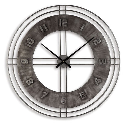 Ana - Gris Antiguo - Reloj de Pared