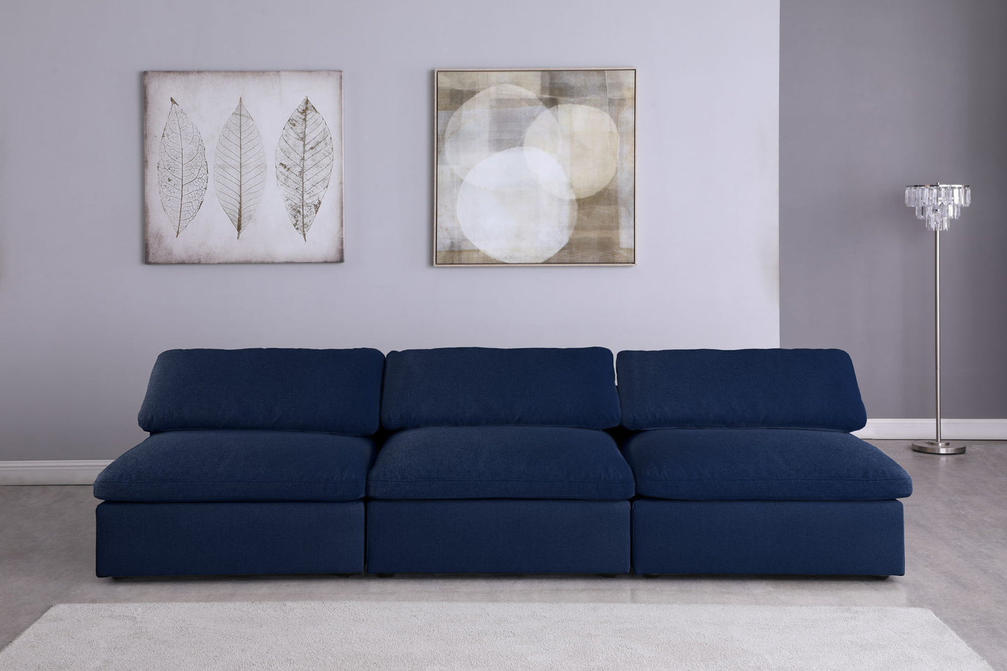 Serene - Modular Armless 3 Seat Sofa