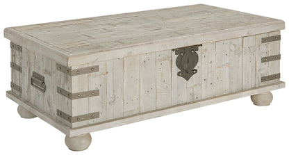 Carynhurst - White Wash Grey - Mesa de cóctel con tapa elevable