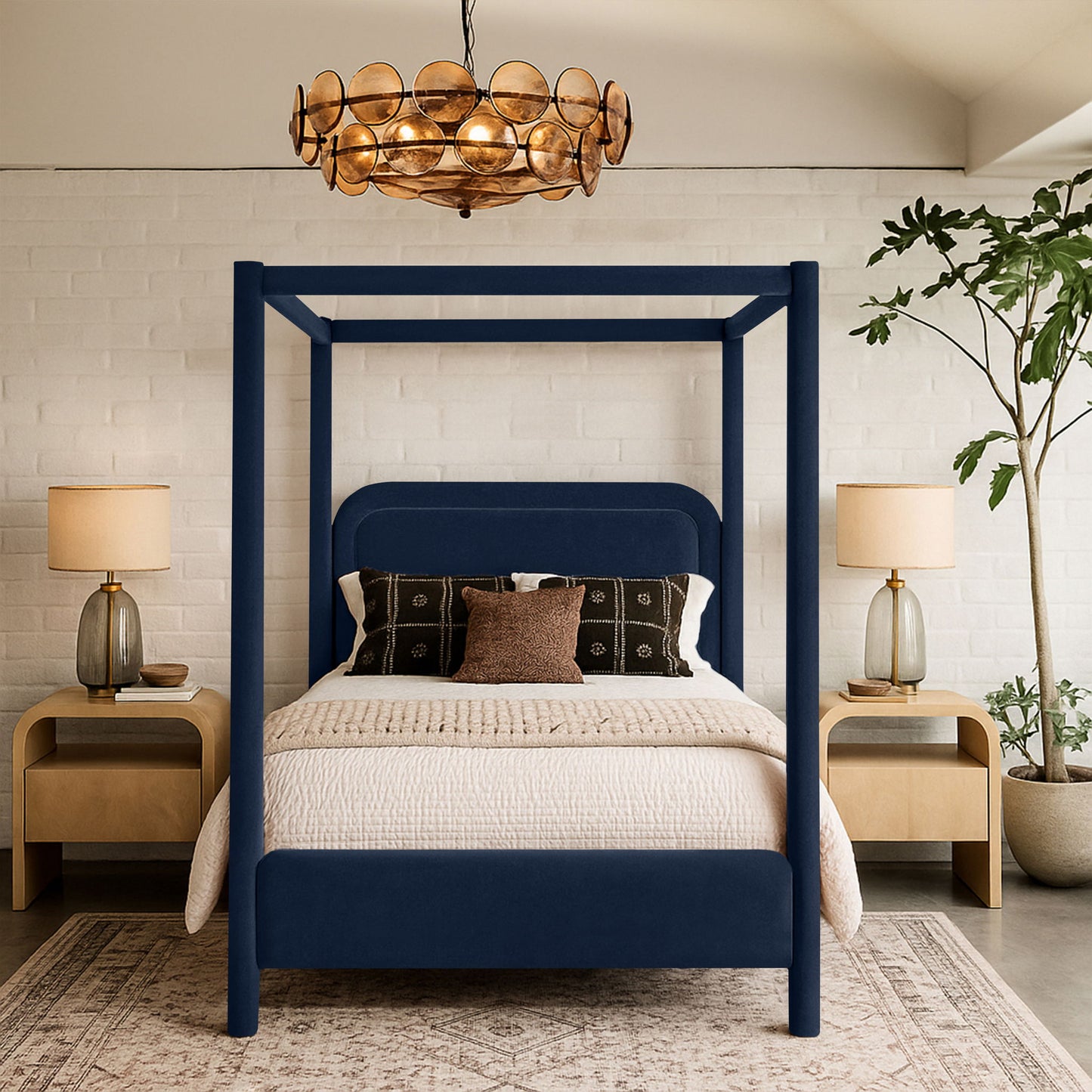 Salina - Velvet Upholstered Bed