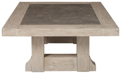 Hennington - Marrón claro - Mesa de cóctel rectangular