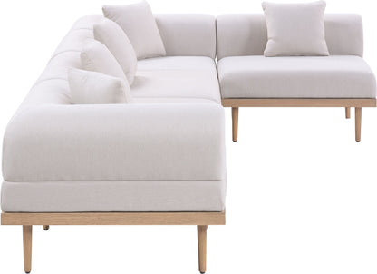 Laguna - 5 Piece 106.5" Upholstered Outdoor Patio Modular Sectional