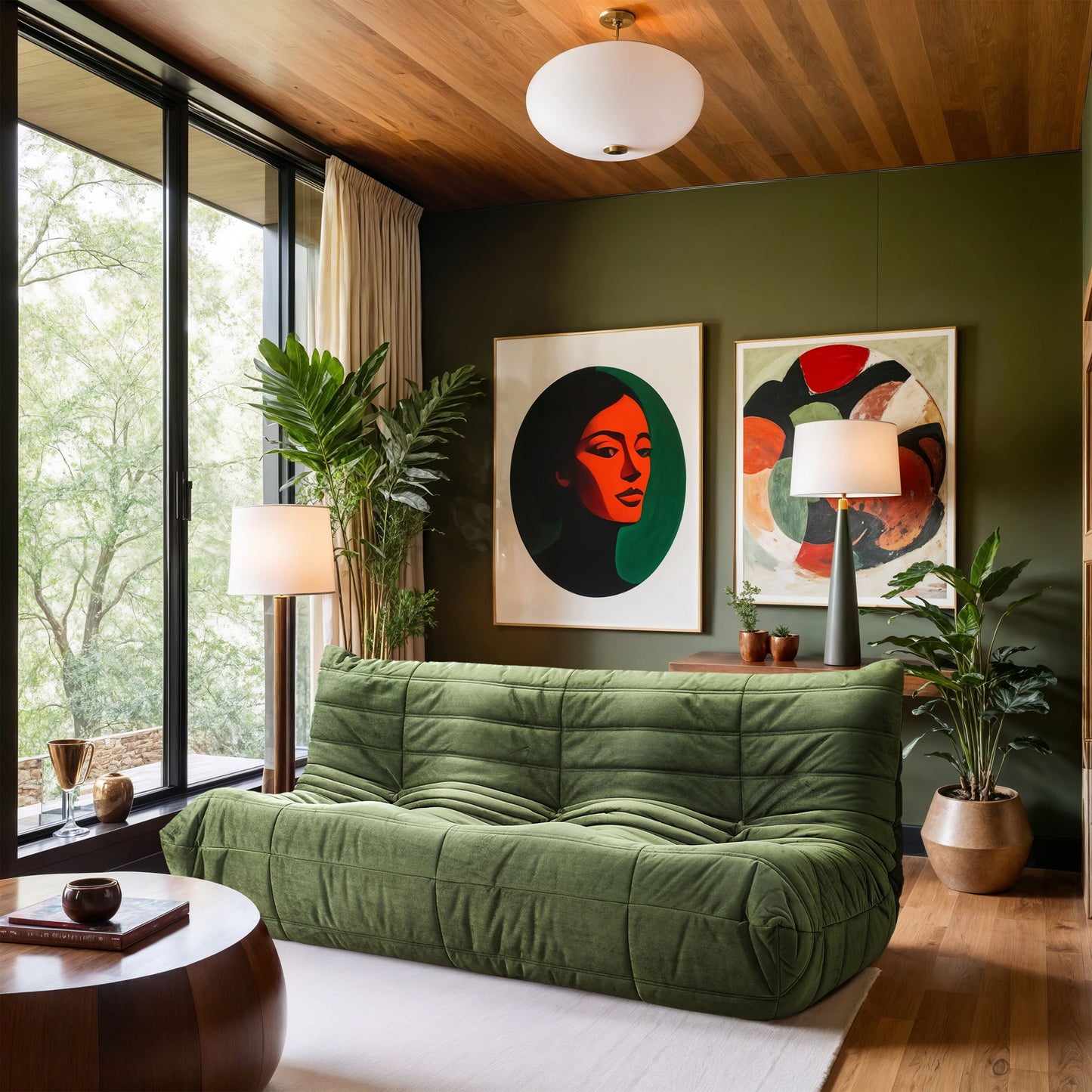 Relax - Velvet 77.75" Upholstered Sofa