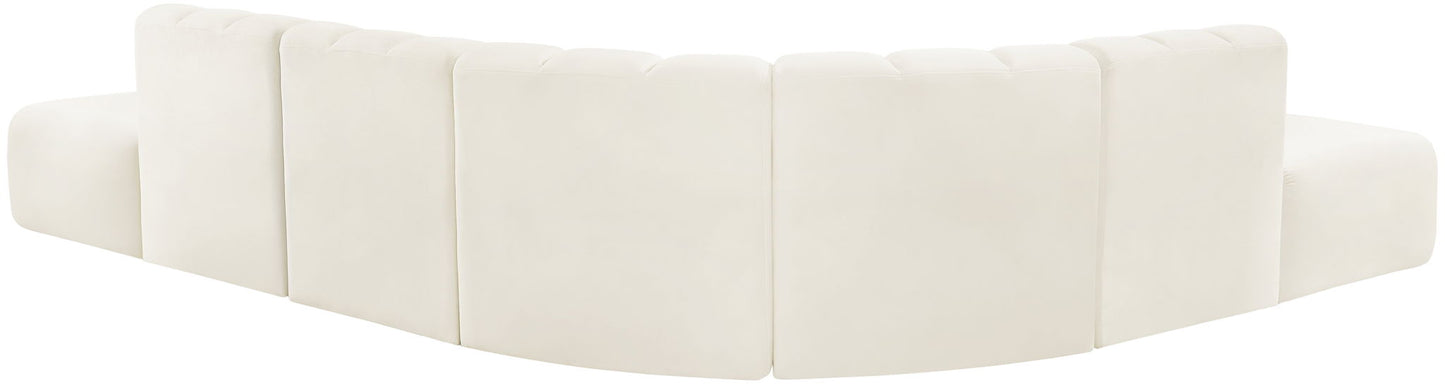 Arc - Velvet 7 Piece Corner Modular Sofa