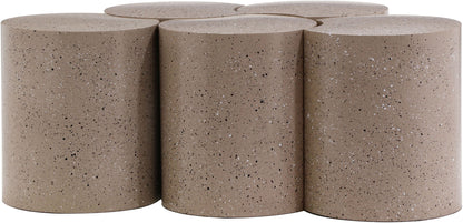 Dimple - 5 Piece Modular Coffee Table - Terazzo Finish