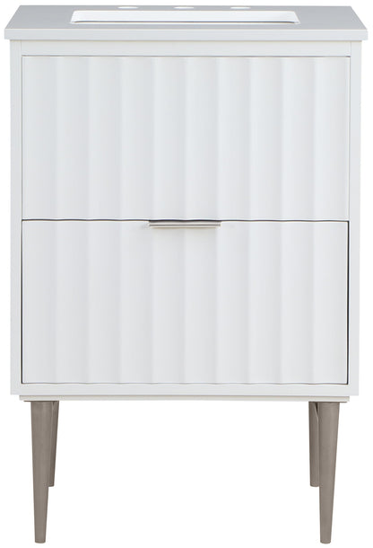 Modernist - Bathroom Vanity With Chrome Legs