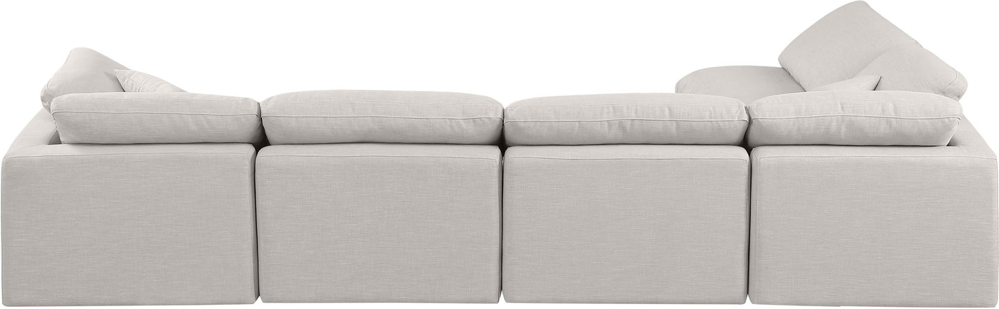 Indulge - Linen 5 Piece Modular Sectional