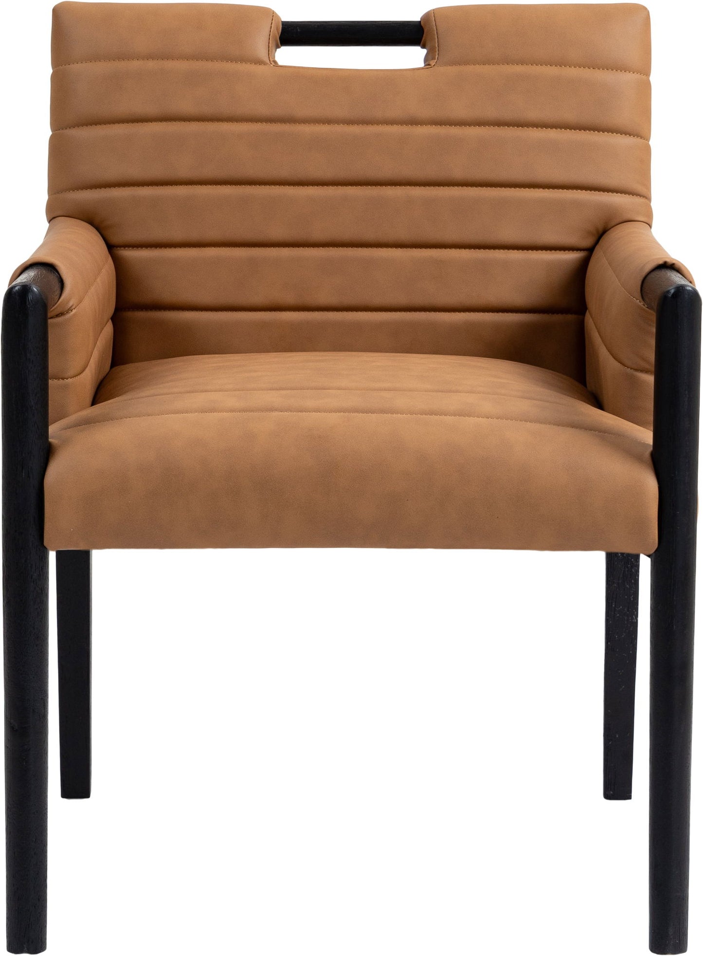 Aimee - Dining Arm Chair - Black Legs