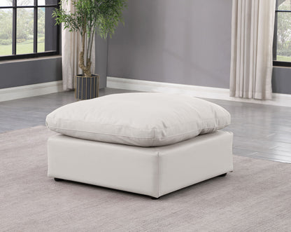Indulge - Faux Leather Ottoman