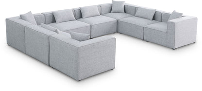 Cube - Linen 8 Piece Modular Sectional