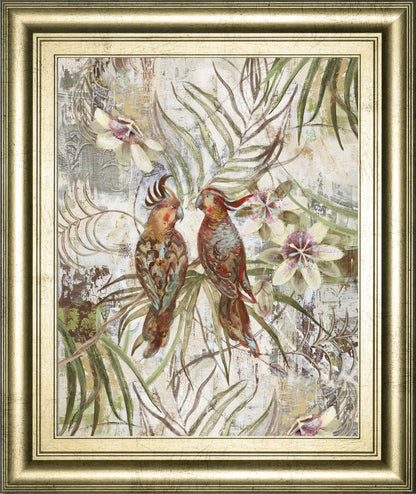 Eye To Eye By Sofi Taylor - Framed Print Wall Art - Green