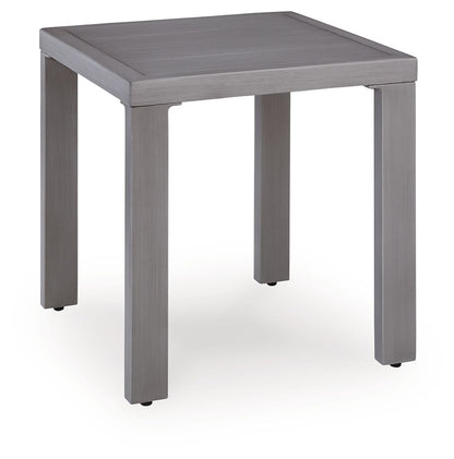Half Moon Beach - Square End Table - Gray