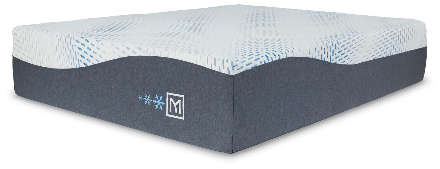 Millennium - Colchón híbrido de látex de gel de felpa de lujo, base