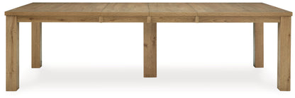 Galliden - Light Brown - Rectangular Dining Room Extension Table