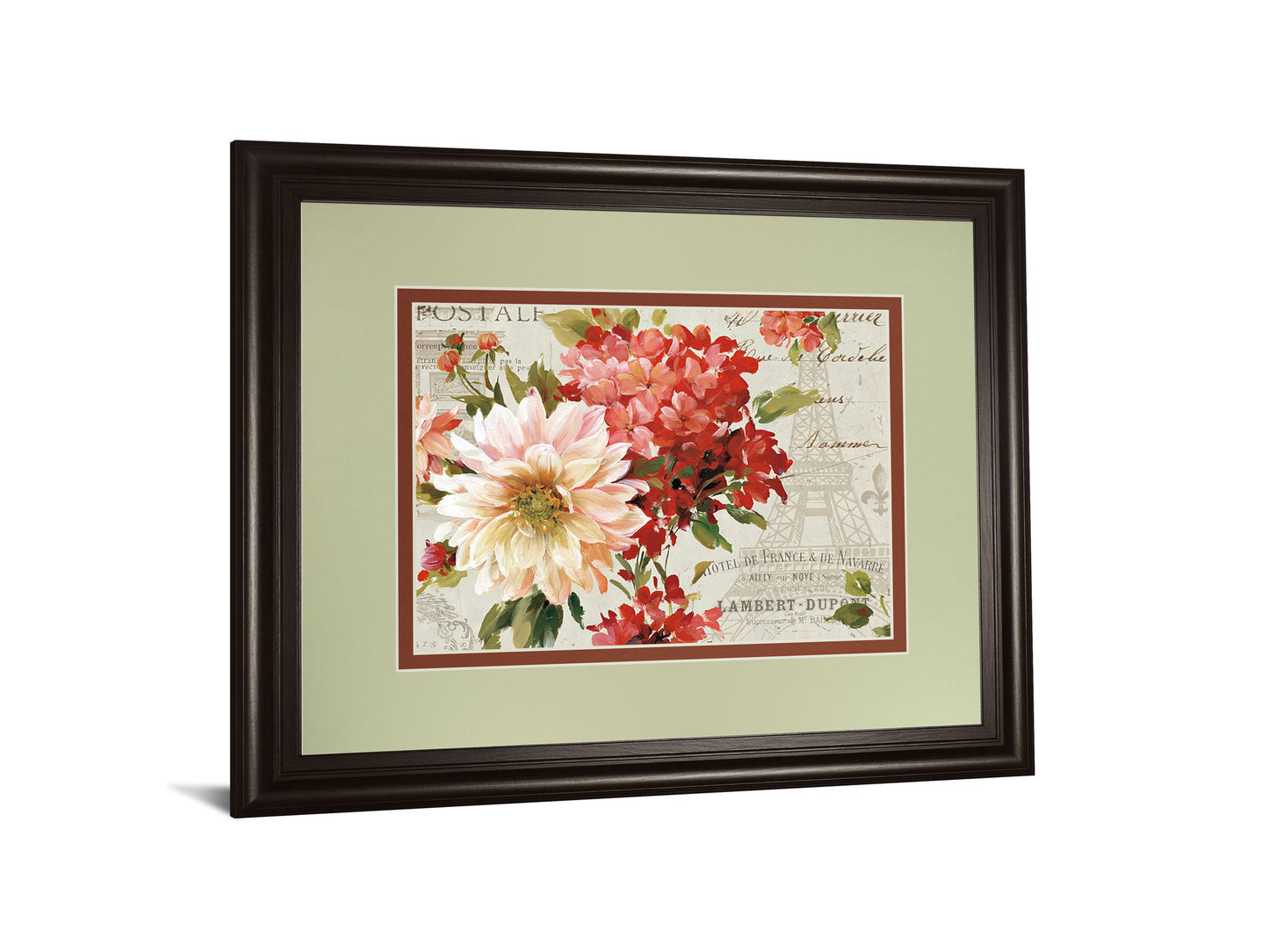 Ps Je T'aime I Light By Lisa Audit - Framed Print Wall Art - Beige