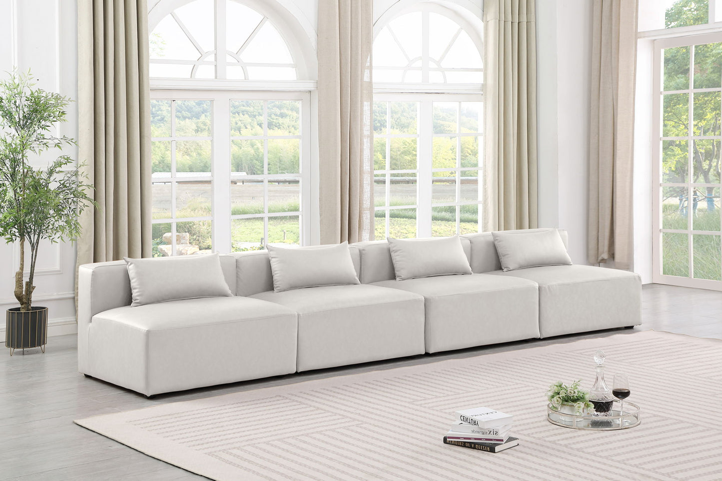 Cube - Modular 4 Seat Armless Sofa