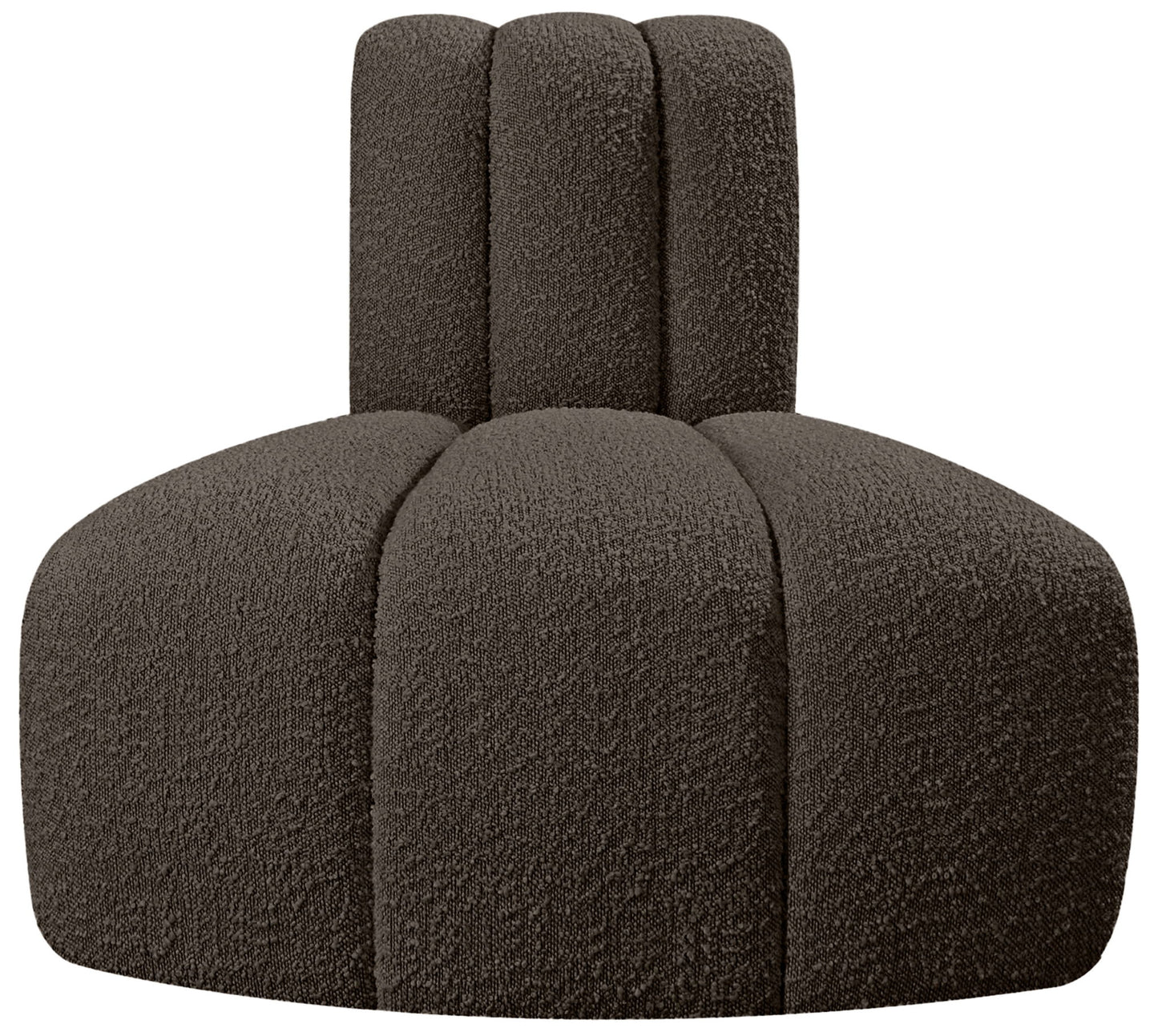 Arc - Boucle Fabric Reverse Corner