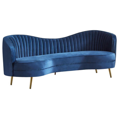 Sophia - Upholstered Channel Tufted Sofa Set