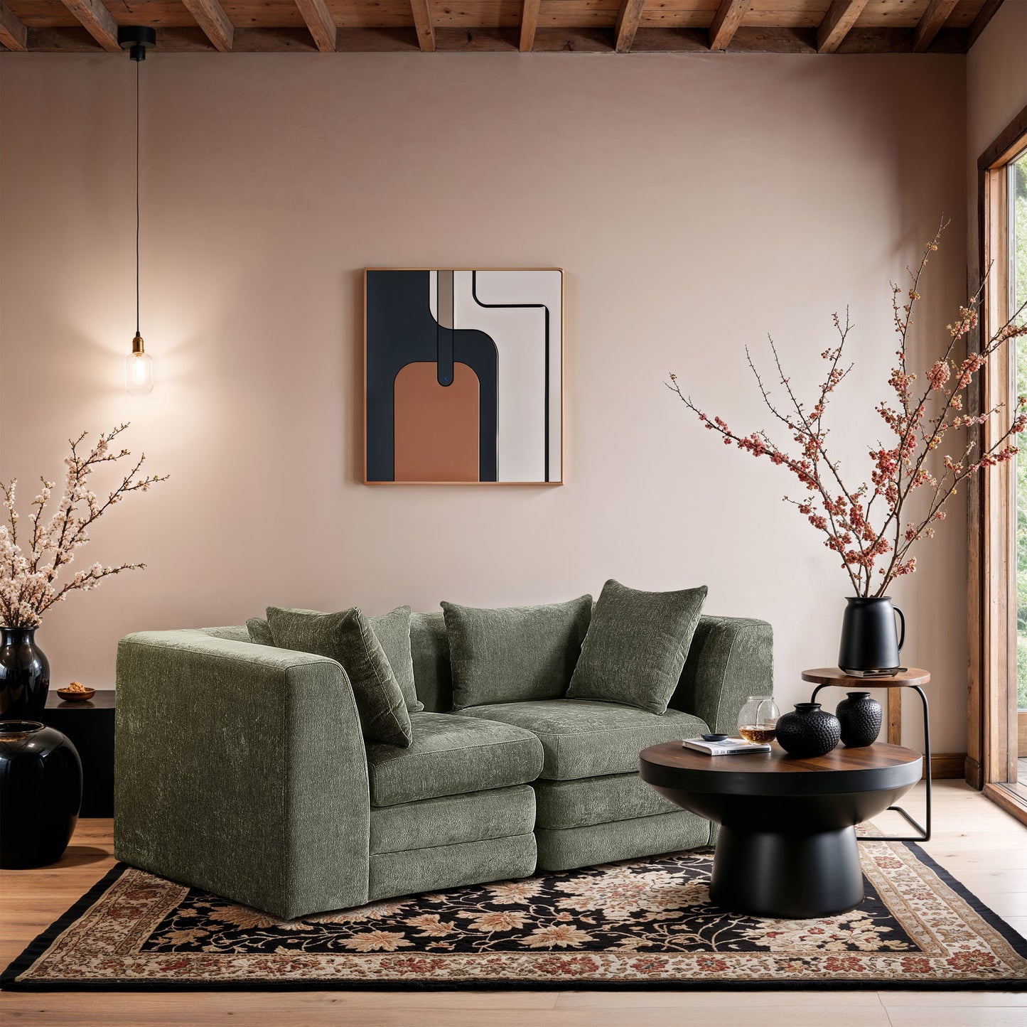 Stellar - 2 Piece 76" Upholstered Modular Loveseat