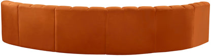Arc - Velvet 6 Piece U-Shaped Modular Sofa