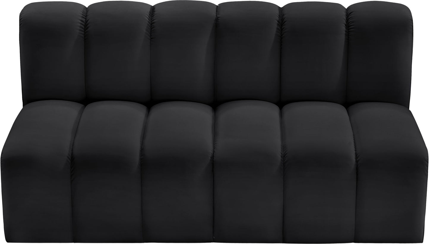 Arc - Faux Leather 2 Seats Modular Sofa