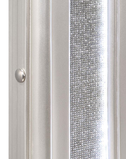 Evangeline - Tocador Camel con espejo, roble plateado