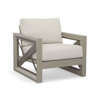 Dalilah - Patio Arm Chair - Gray