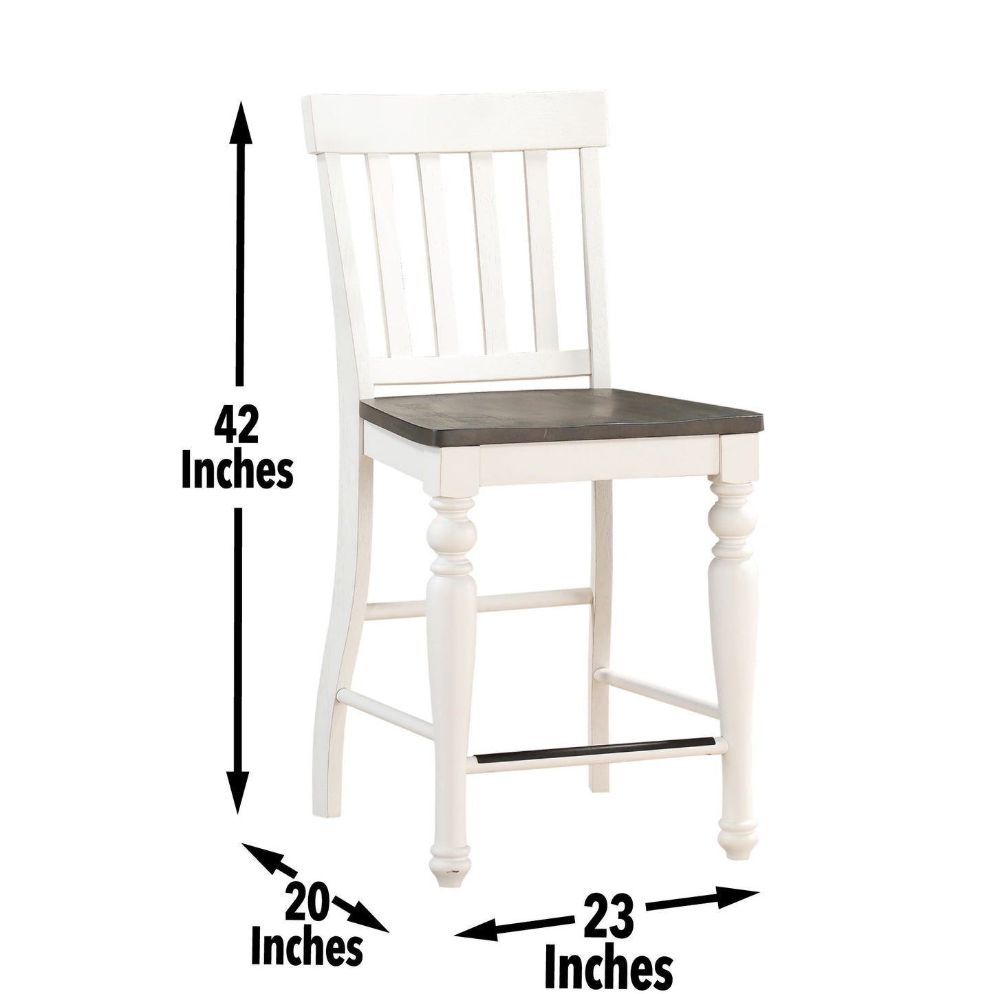 Joanna - Counter Chair (Set of 2) - Two Tone