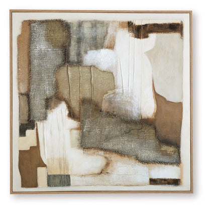 Wylander - Wall Art - Tan / Brown / Gray
