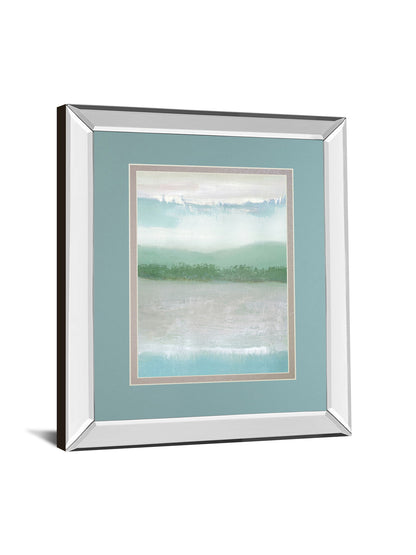 Equinox By Caroline Gold - Mirror Framed Print Wall Art - Green