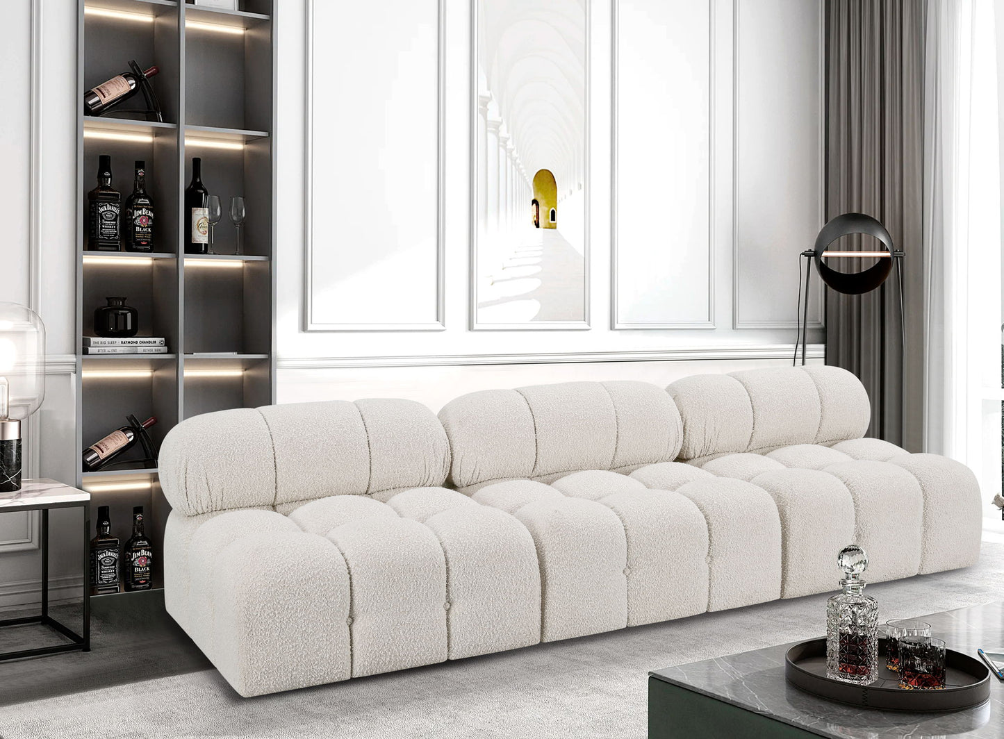 Ames - 3 Seat Modular Armless Sofa