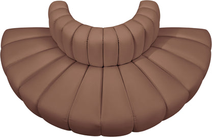 Arc - Faux Leather 4 Piece Modular Sofa