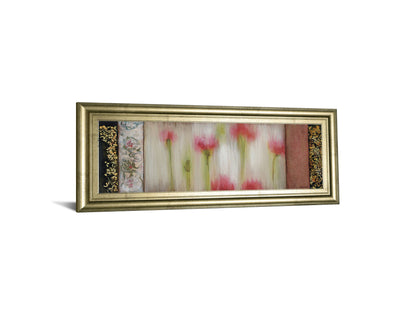 Rain Flower I By Dysart - Framed Print Wall Art - Beige