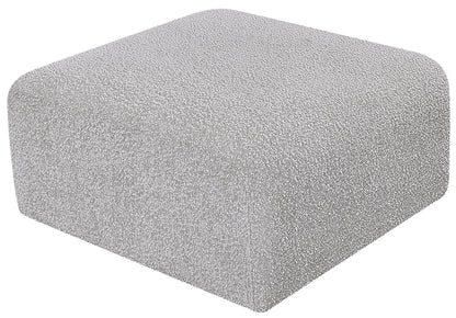 Arc - Boucle Fabric Ottoman