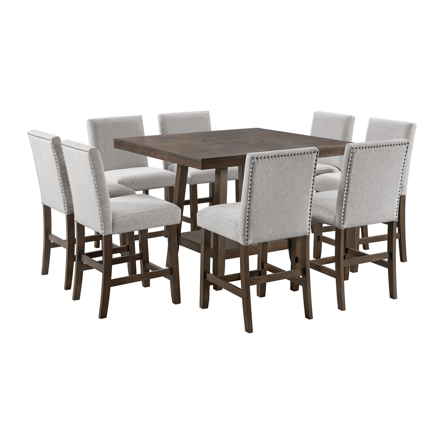 Seneca - Juego de comedor con altura de mostrador