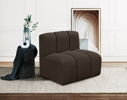 Arc - Boucle Fabric Straight Chair