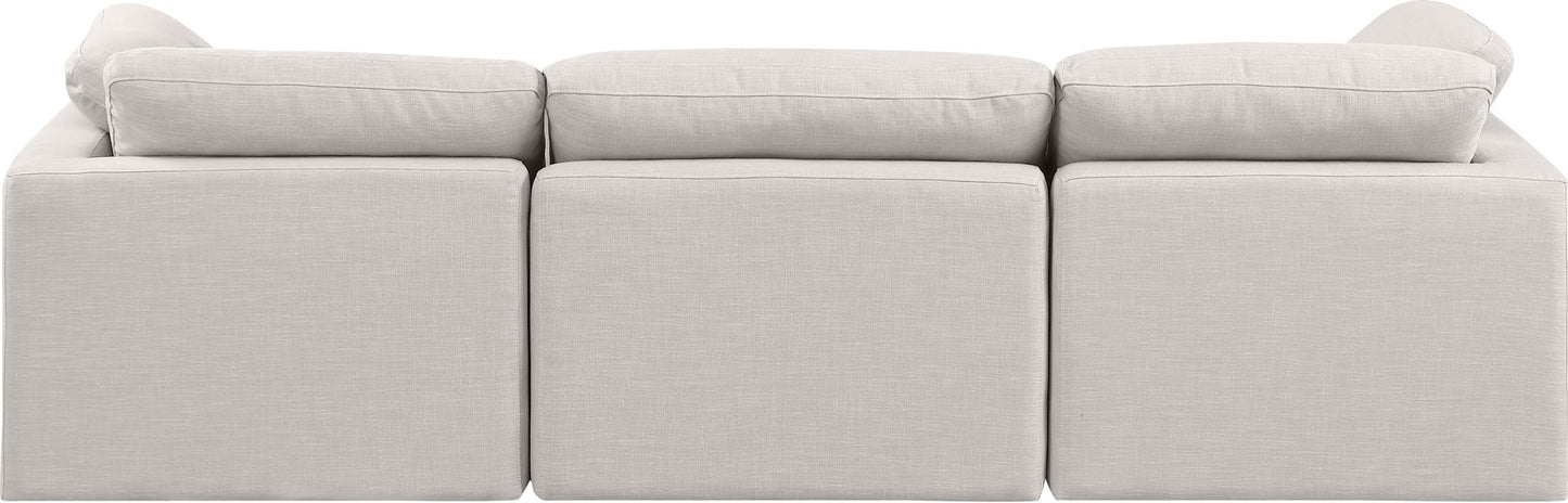 Indulge - Linen 3 Seat Modular Sofa