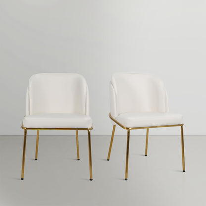 Jagger - Dining Chair (Set of 2) - Gold Base